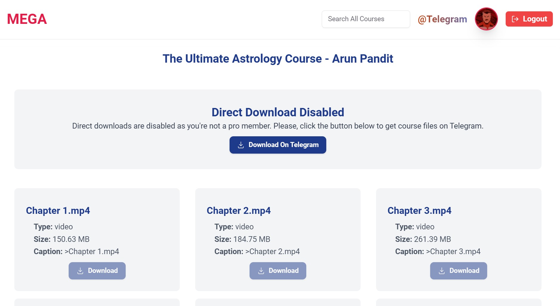 Download Page for Non-Pro Users